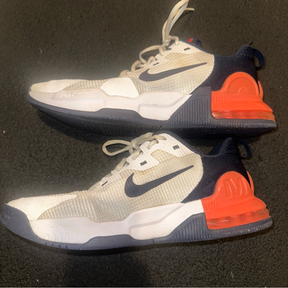 Size 12 Men's Nike Air Max Alpha Trainer 5 White Obsidian Shoes DM0829-102